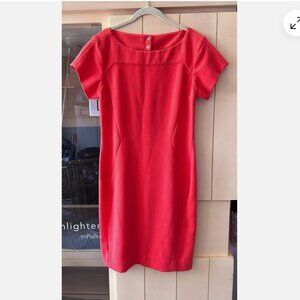 rachel roy red dress sheath dress size 12 elegant versatile work or night out
